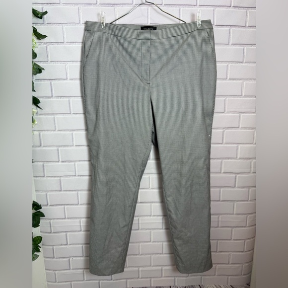 Talbots Women's Pants Size 10 Black & White Check Print - Picture 2 of 10
